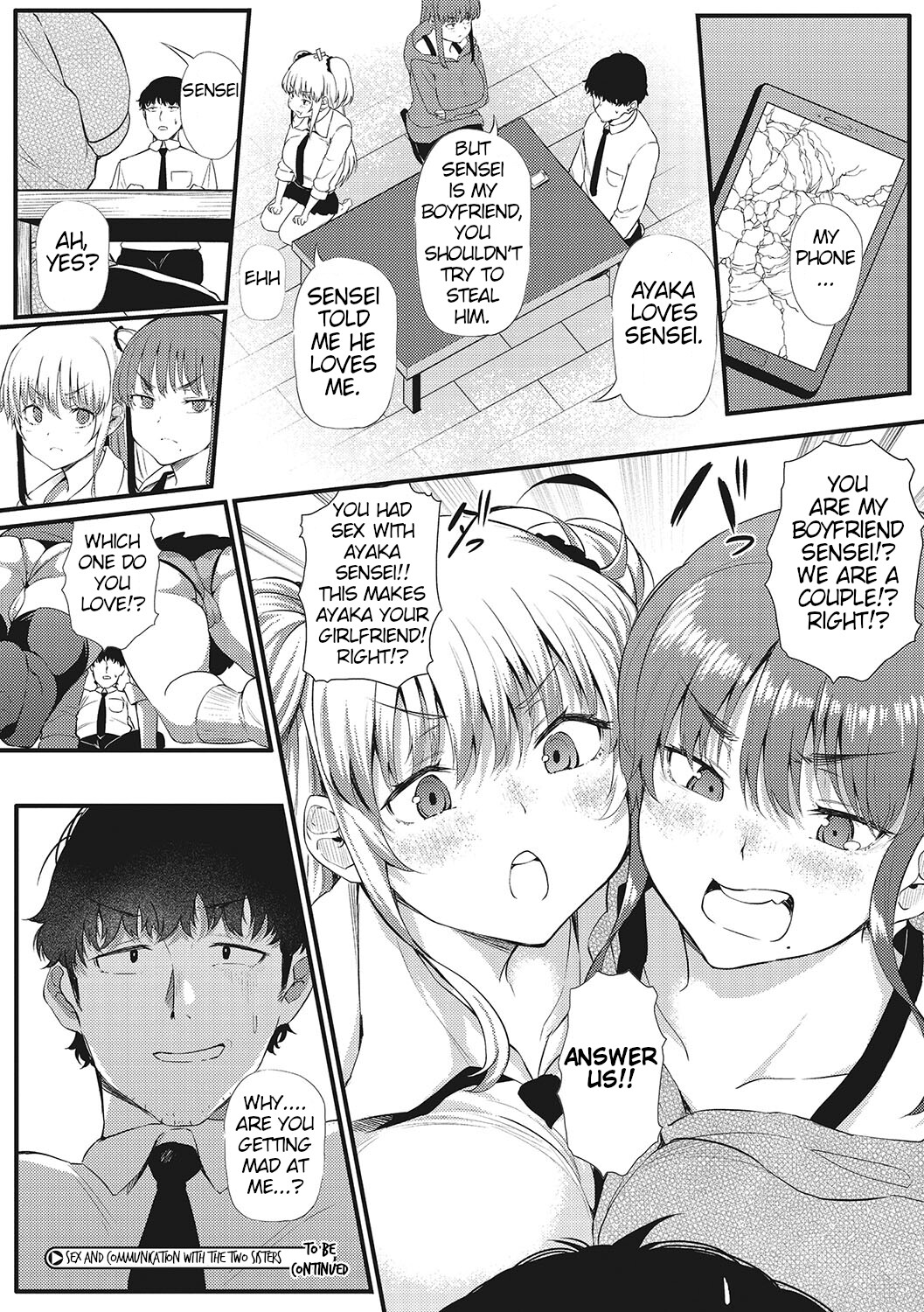 Hentai Manga Comic-Sex And Communication With The Two Sisters -Read-20